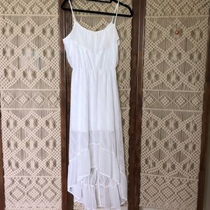 White bohemian dress